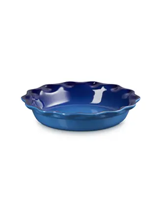 LE CREUSET | Tortenform aus Steinzeug Ofenrot | blau